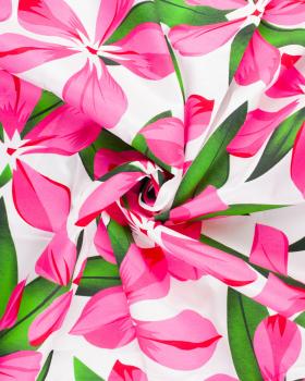 Polynesian fabric MATAMUA Pink - Tissushop